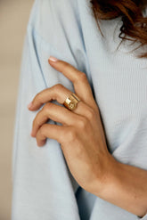 Aimi - Bague martelée