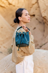 Aimmy - Sac cuir effet croco