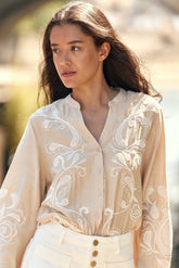 Beyta - Blouse brodée