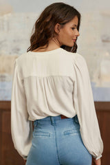 Birdy - Blouse col officier