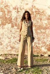Poldie - Pantalon large