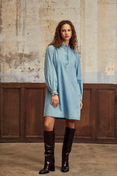 Raity - Robe courte col officier
