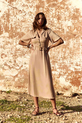 Raya - Robe midi évasée