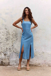 Rikya - Robe longue droite