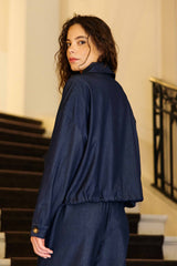 Velyo - Veste oversize denim
