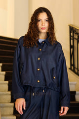 Velyo - Veste oversize denim