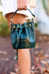 Aimmy - Sac cuir effet croco