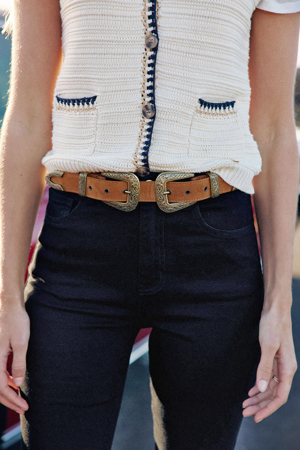 Assia - Ceinture cuir