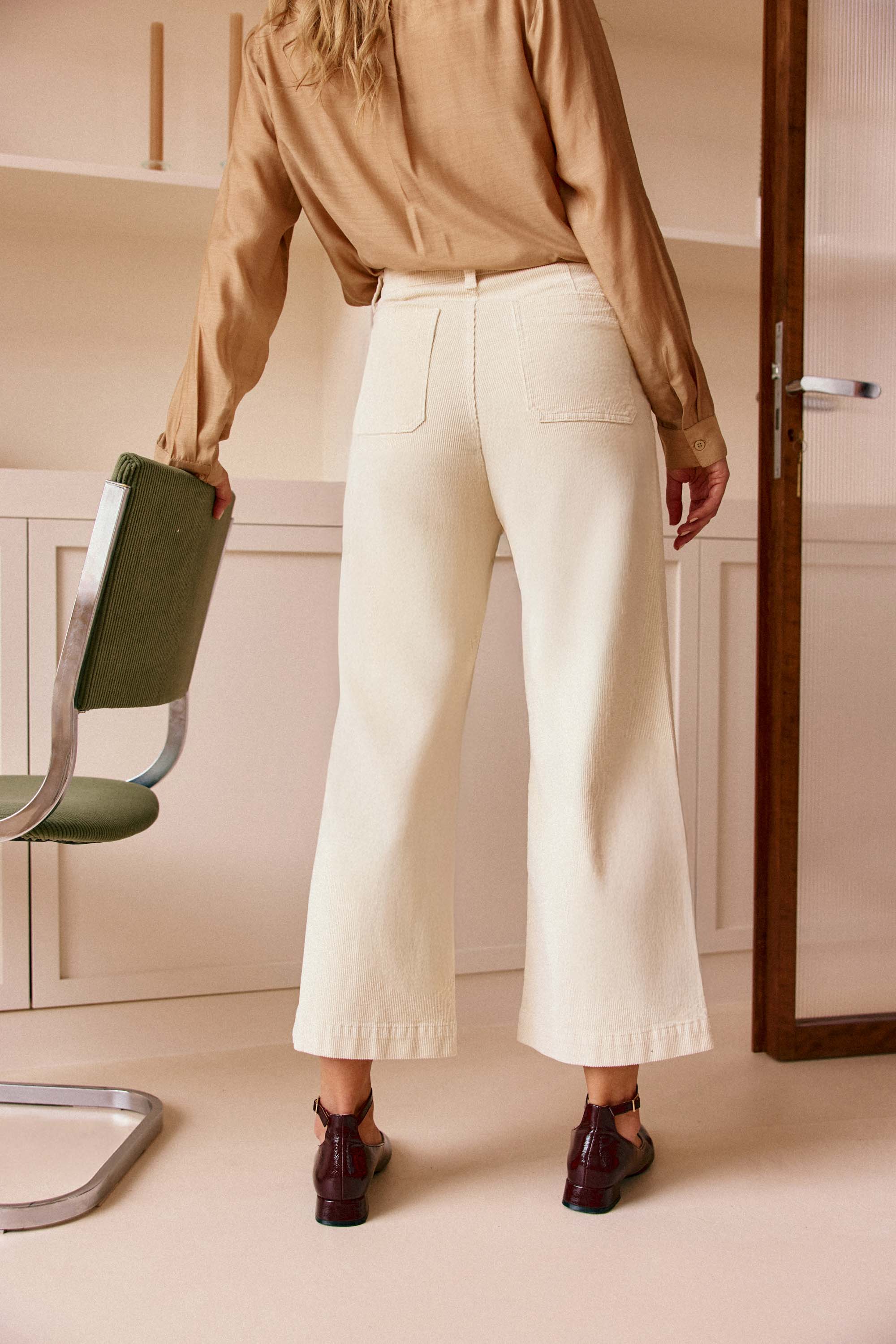 Atlanta - Pantalon large en velours