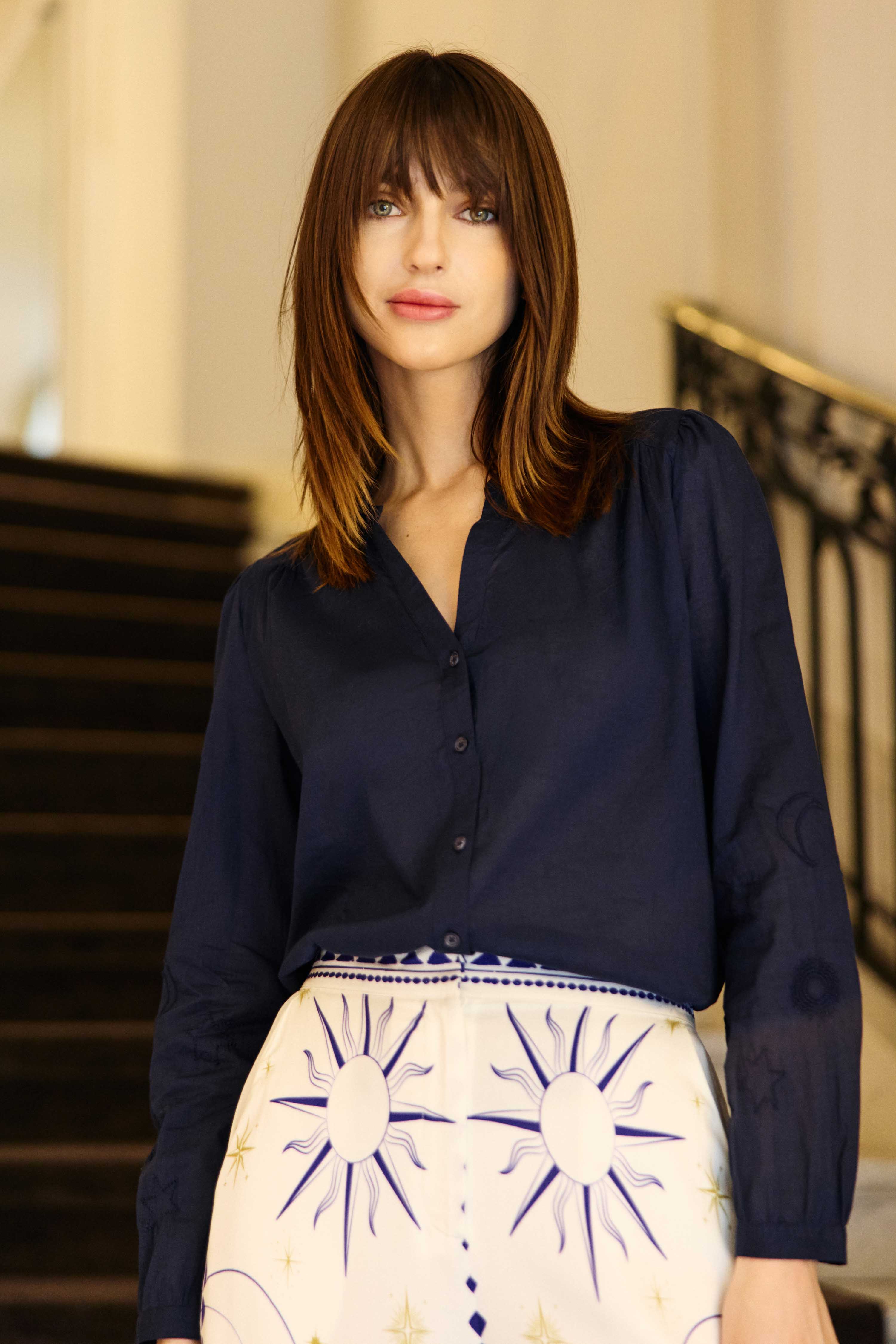 Belyne - Blouse brodée