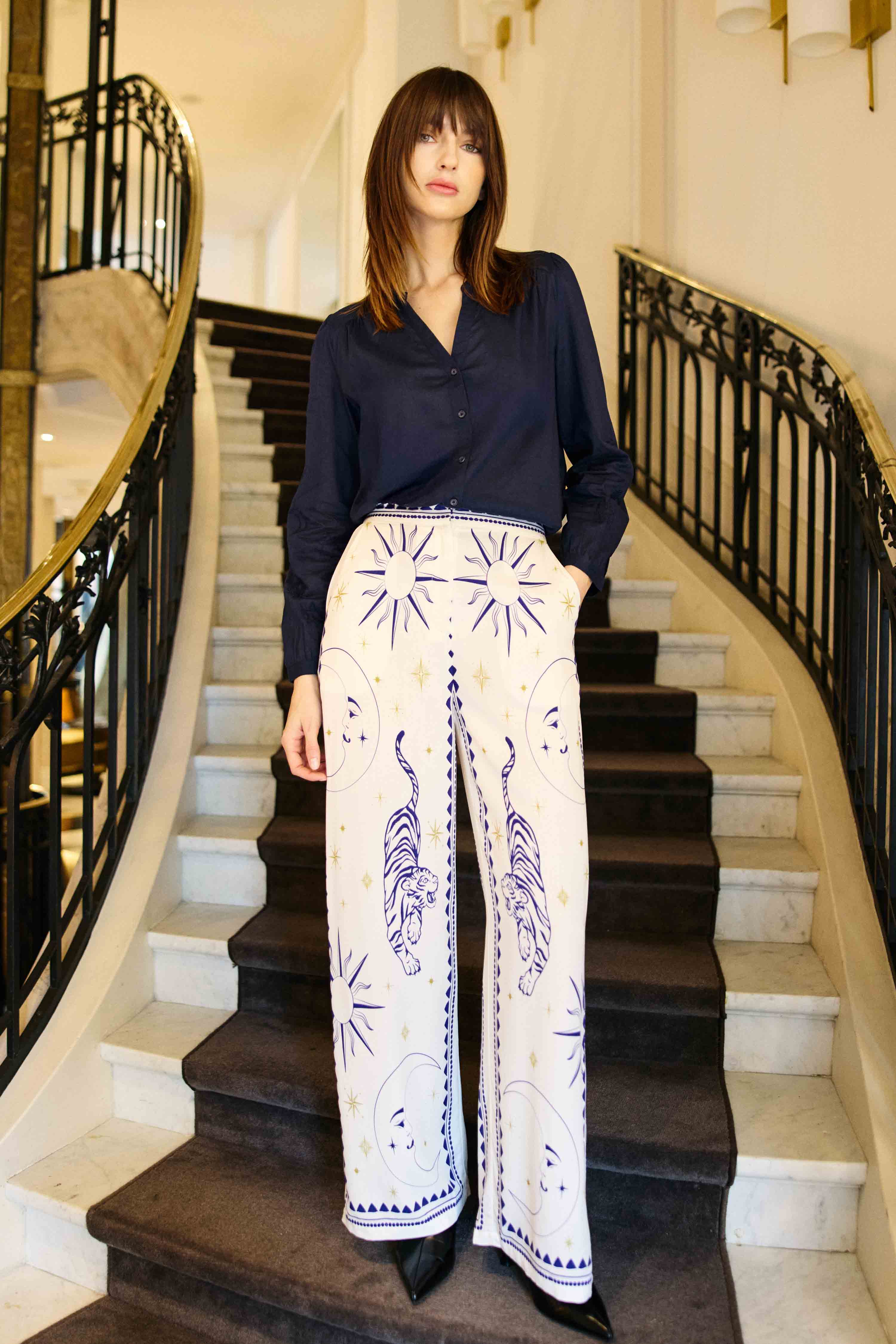Belyne - Blouse brodée