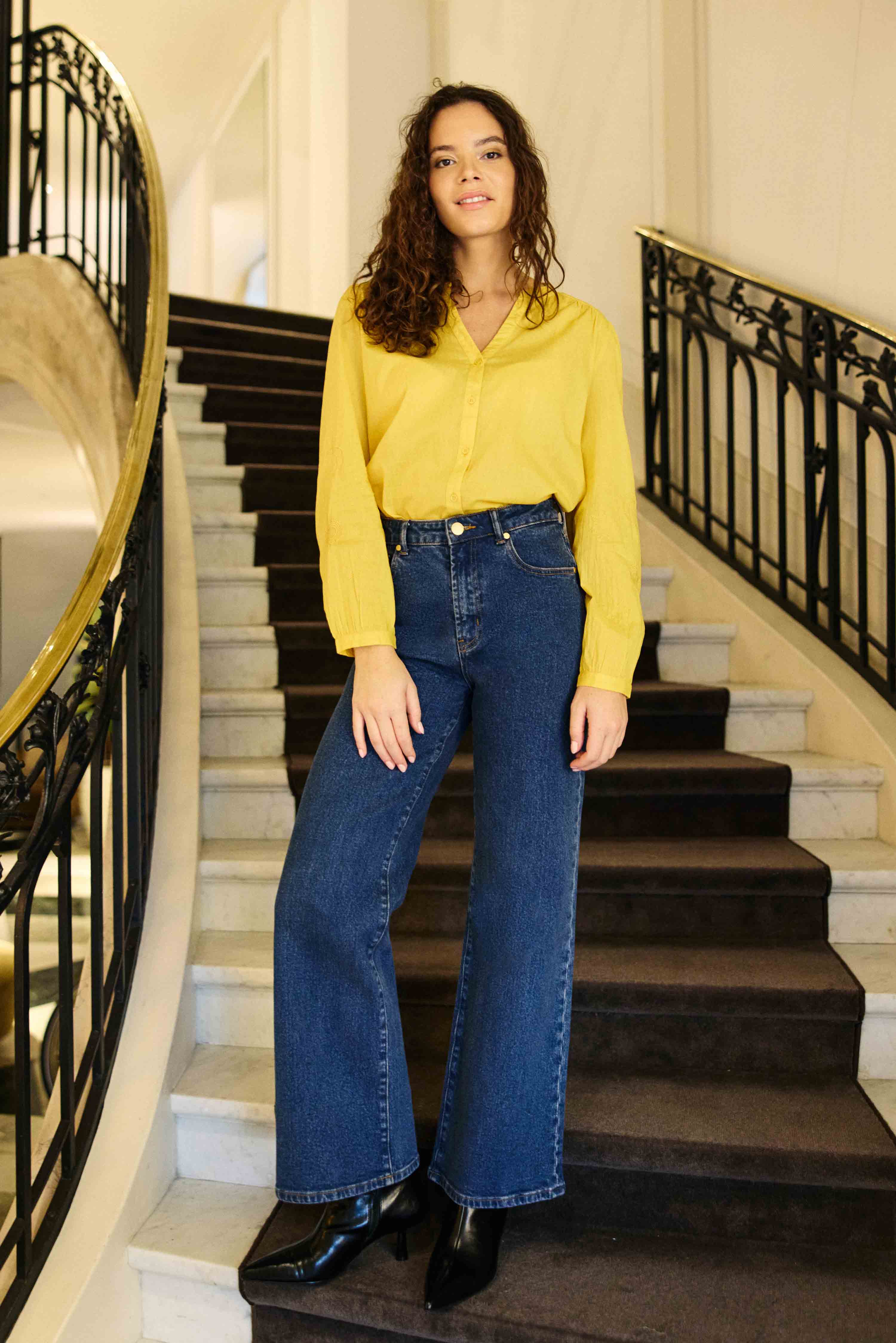 Belyne - Blouse brodée