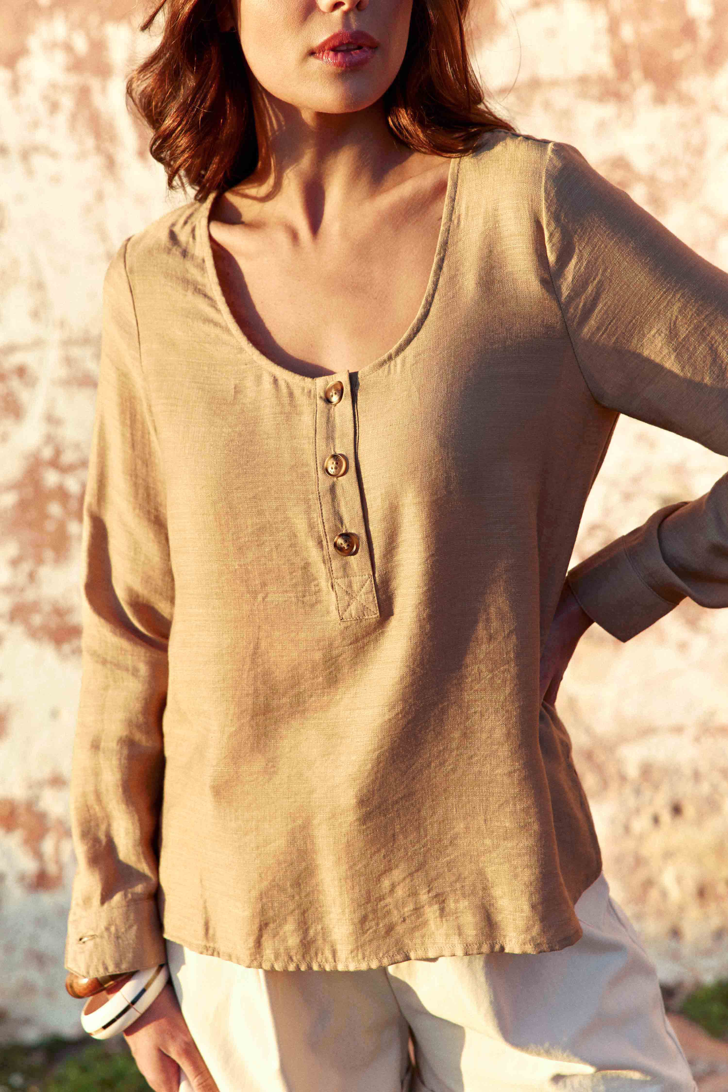Bevin - Blouse droite