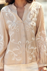 Beyta - Blouse brodée