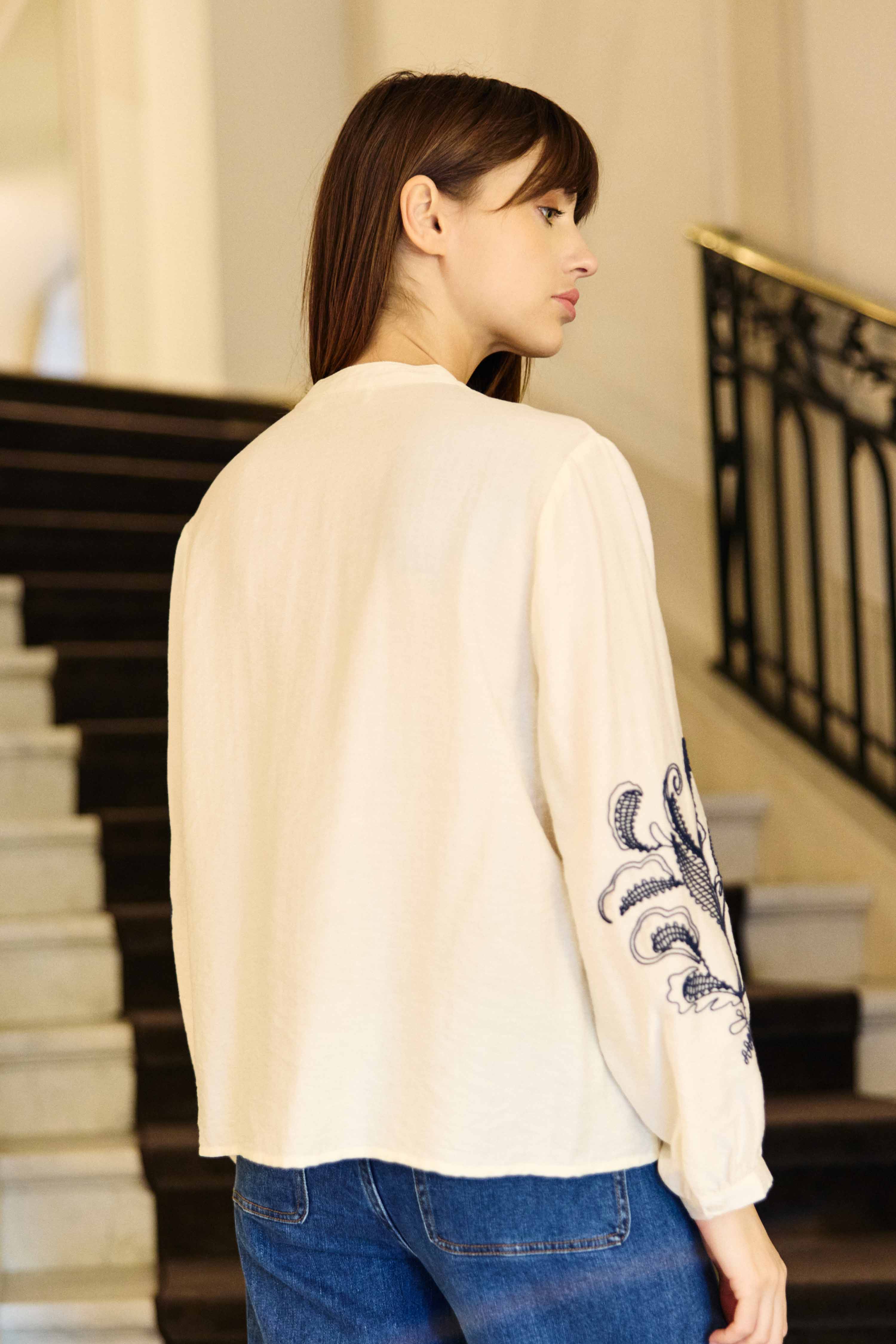 Beyta - Blouse brodée