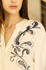 Beyta - Blouse brodée