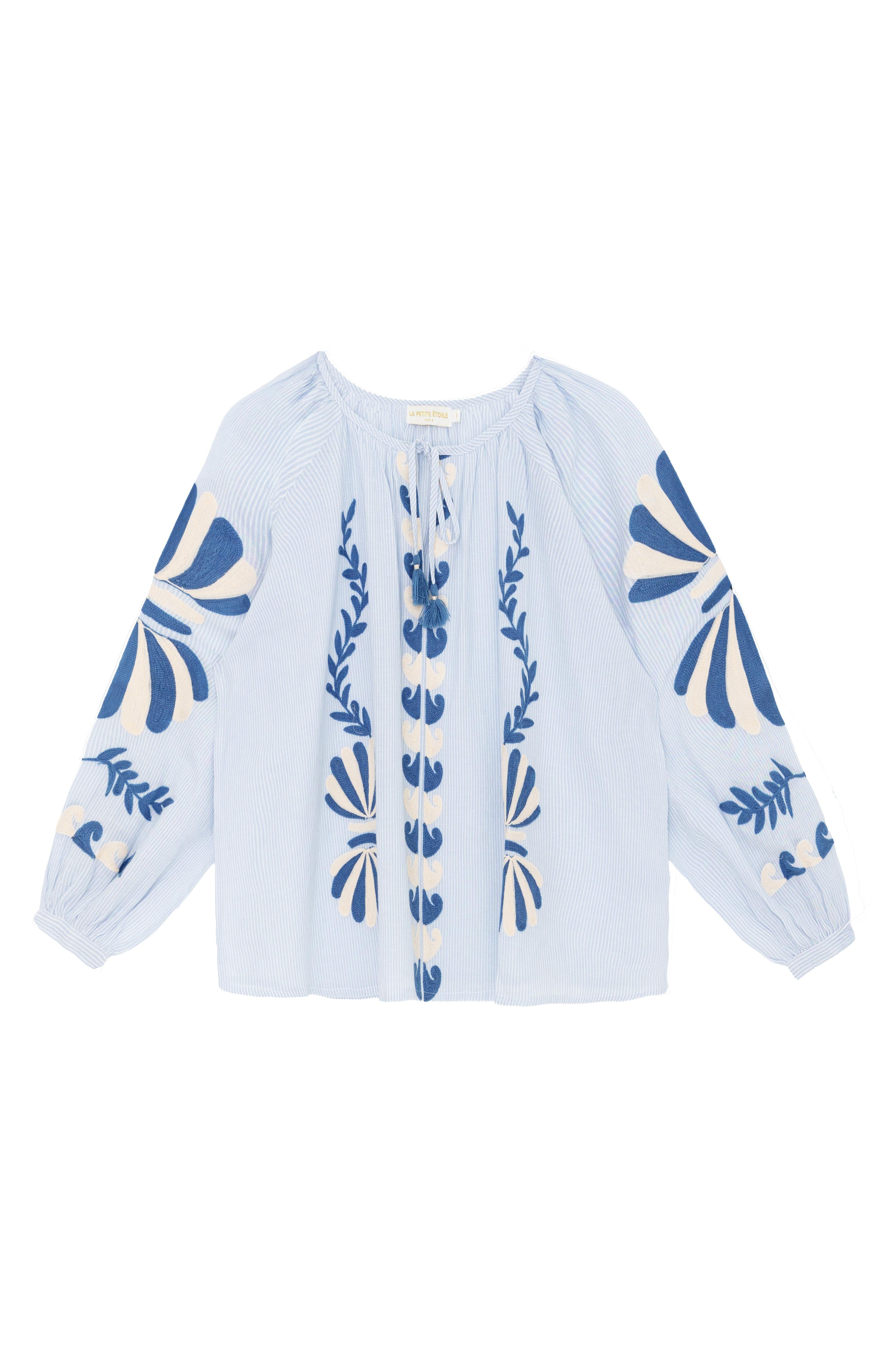 Biha - Blouse ample à broderies