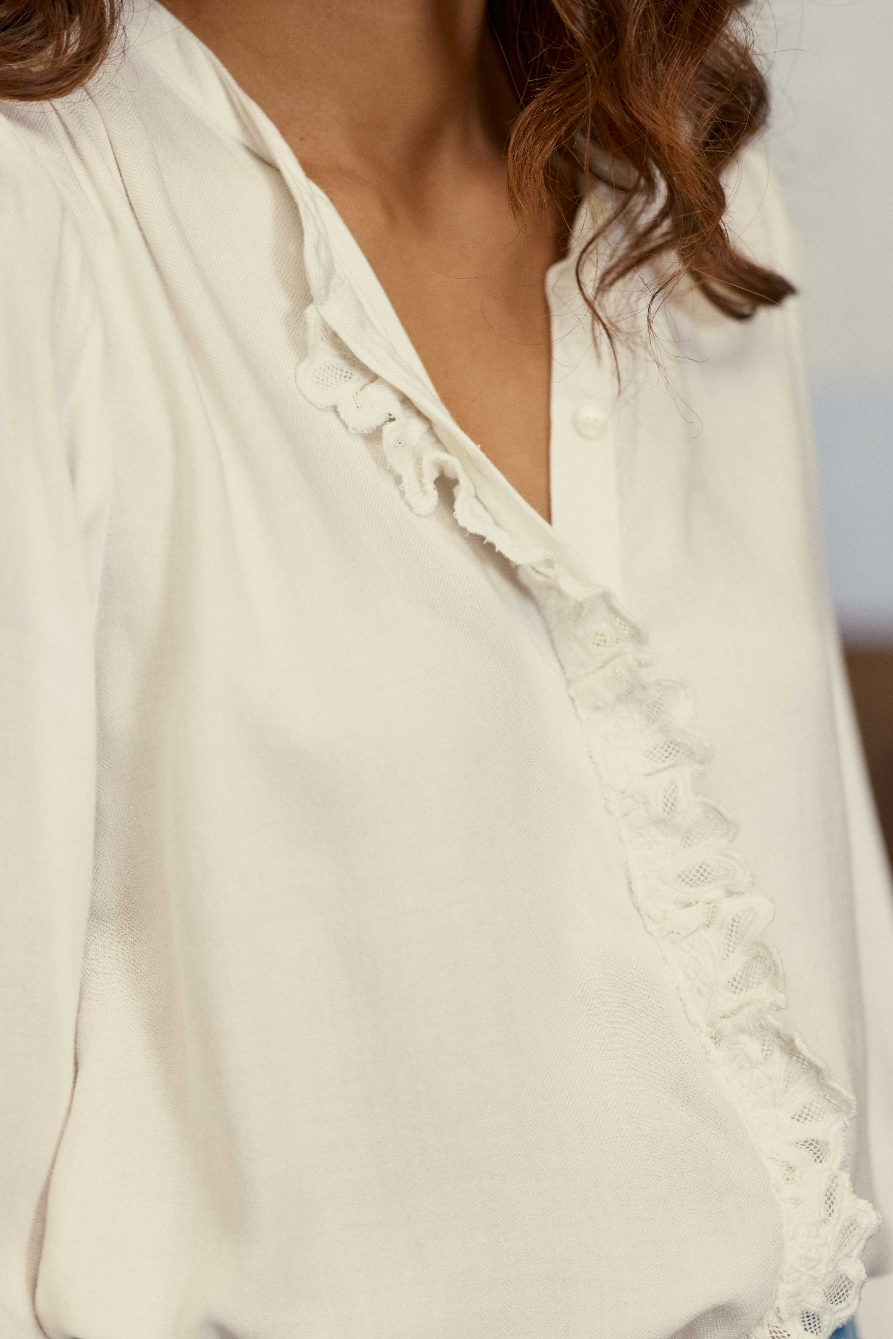Birdy - Blouse col officier