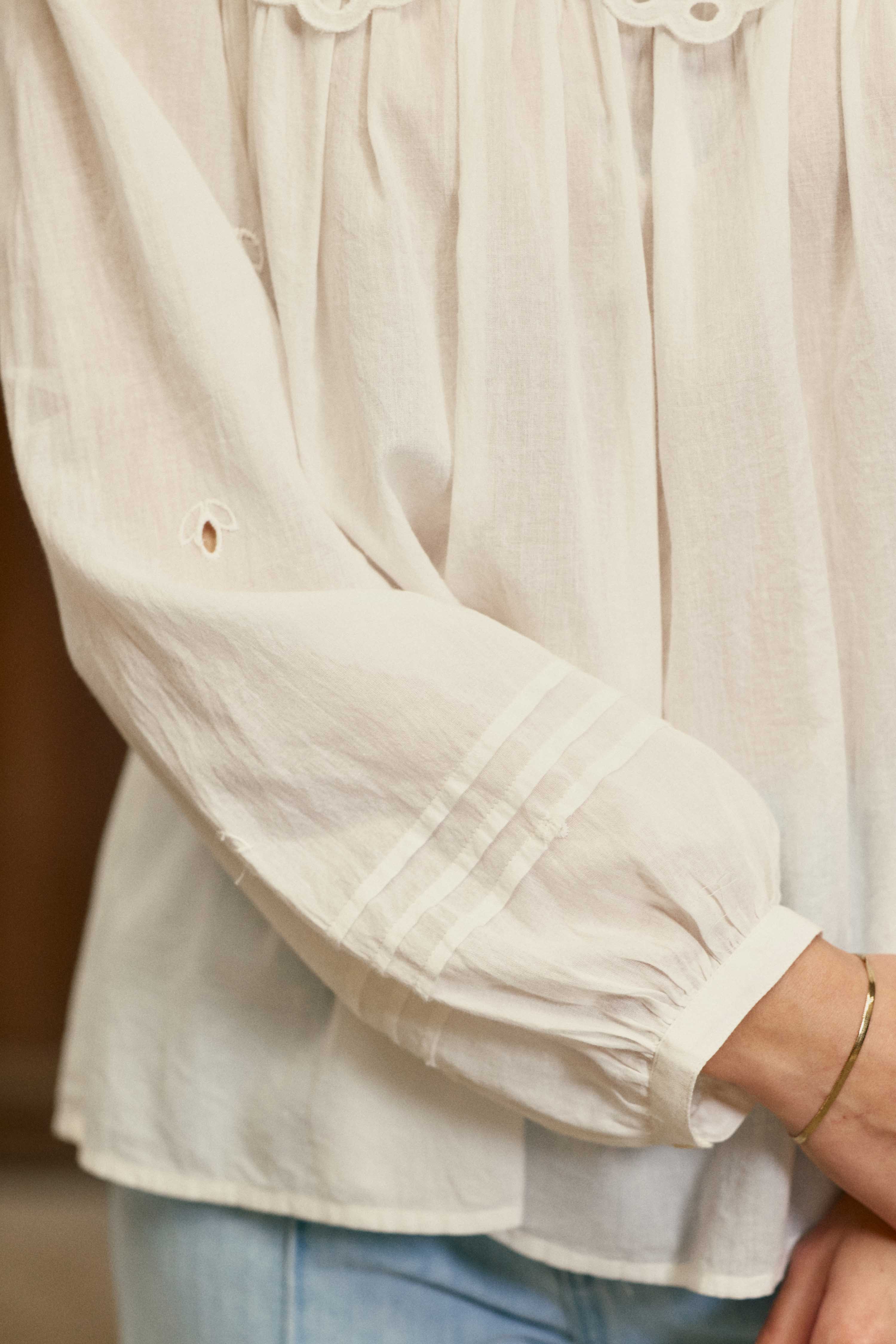 Brany - Blouse brodée