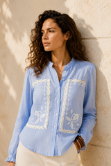 Borys - Blouse dentelle