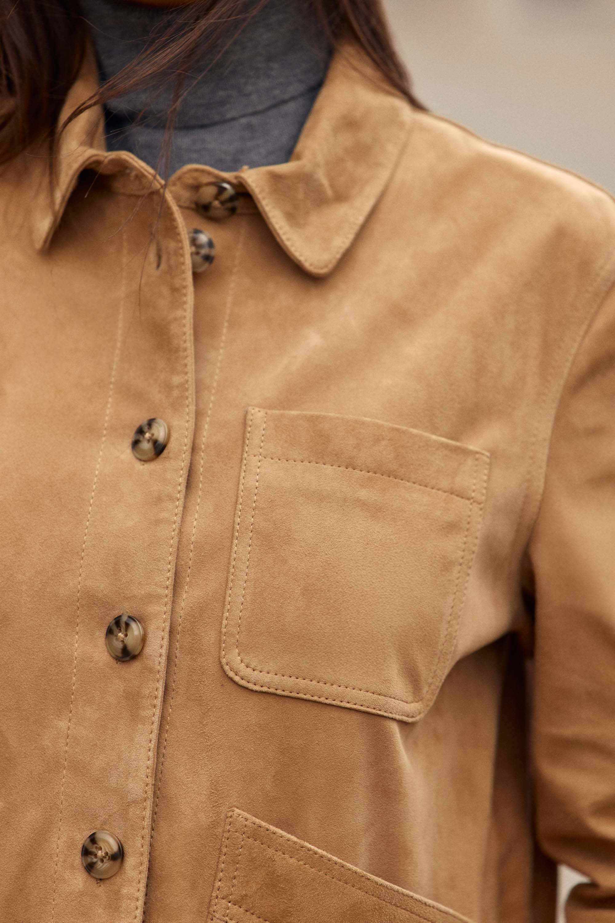 Fauline - Veste en cuir