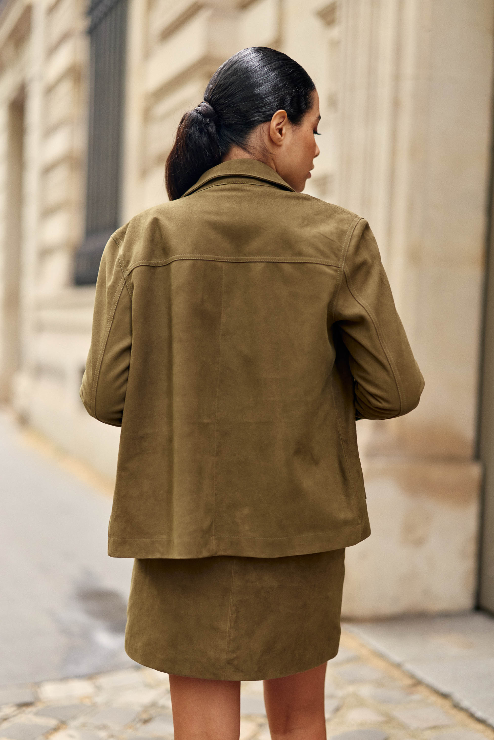 Fauline - Veste en cuir
