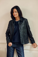 Fauline - Veste en cuir