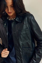 Fauline - Veste en cuir