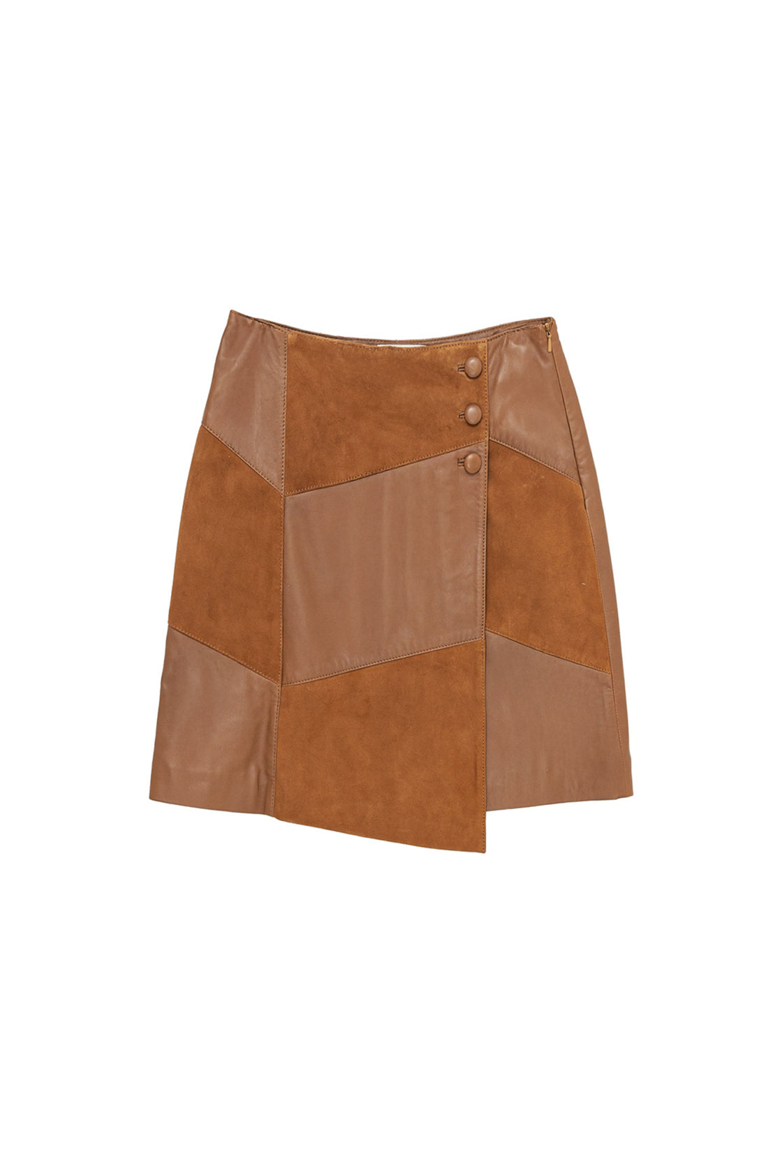 Flavy - Jupe courte en cuir
