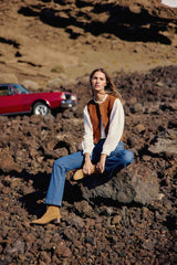 Flora - Veste en cuir