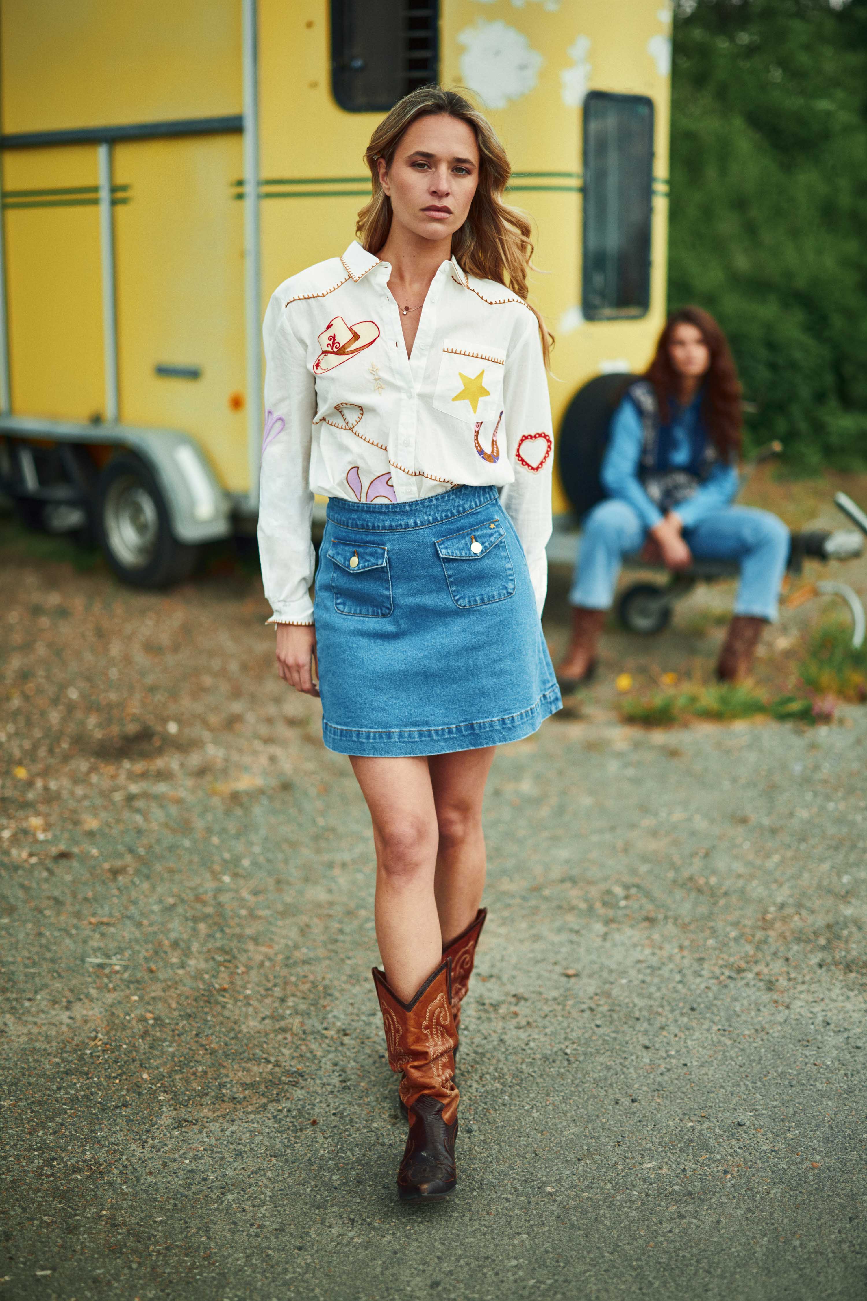 Jadani - Jupe en jean