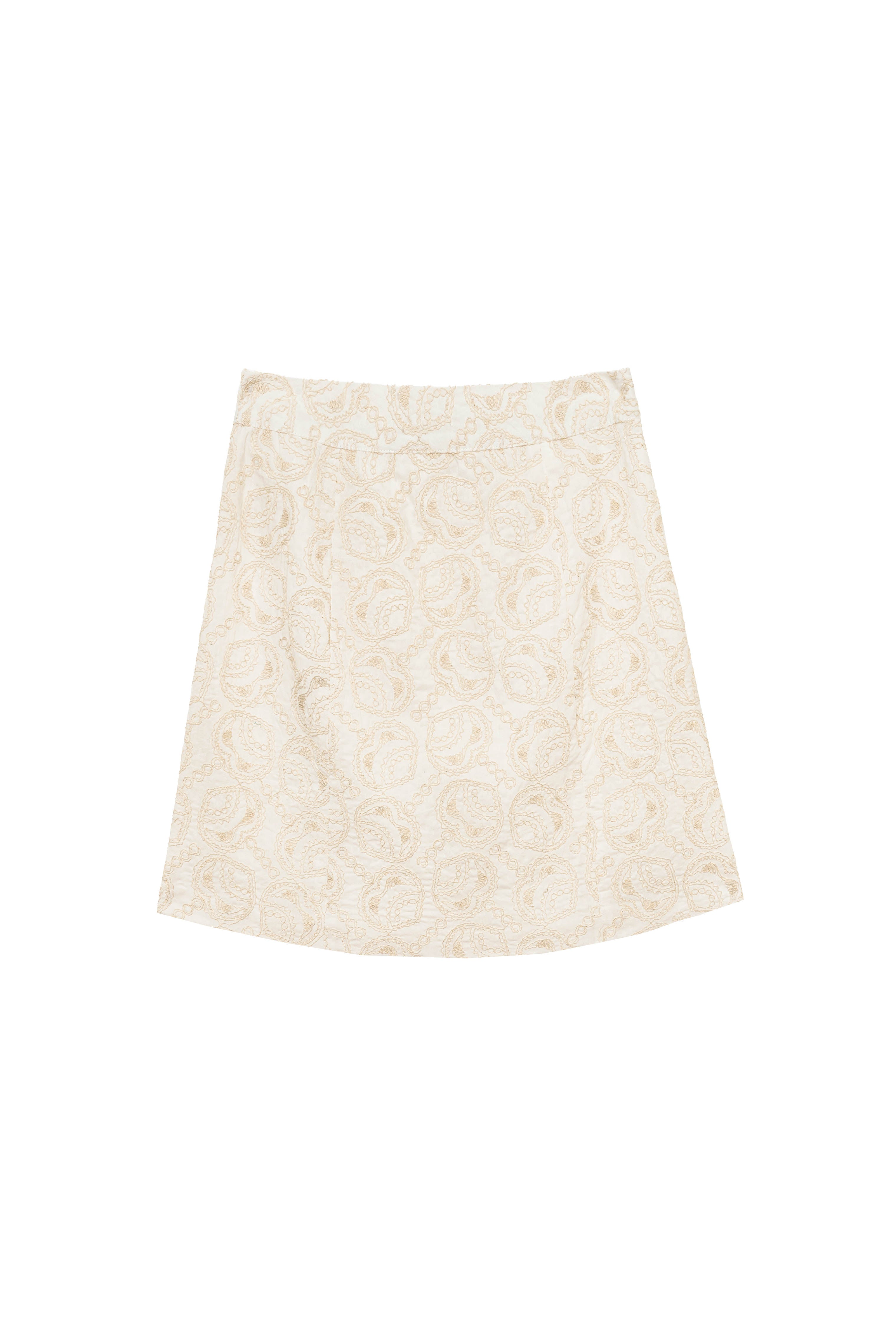 Jusy - Jupe courte à broderies