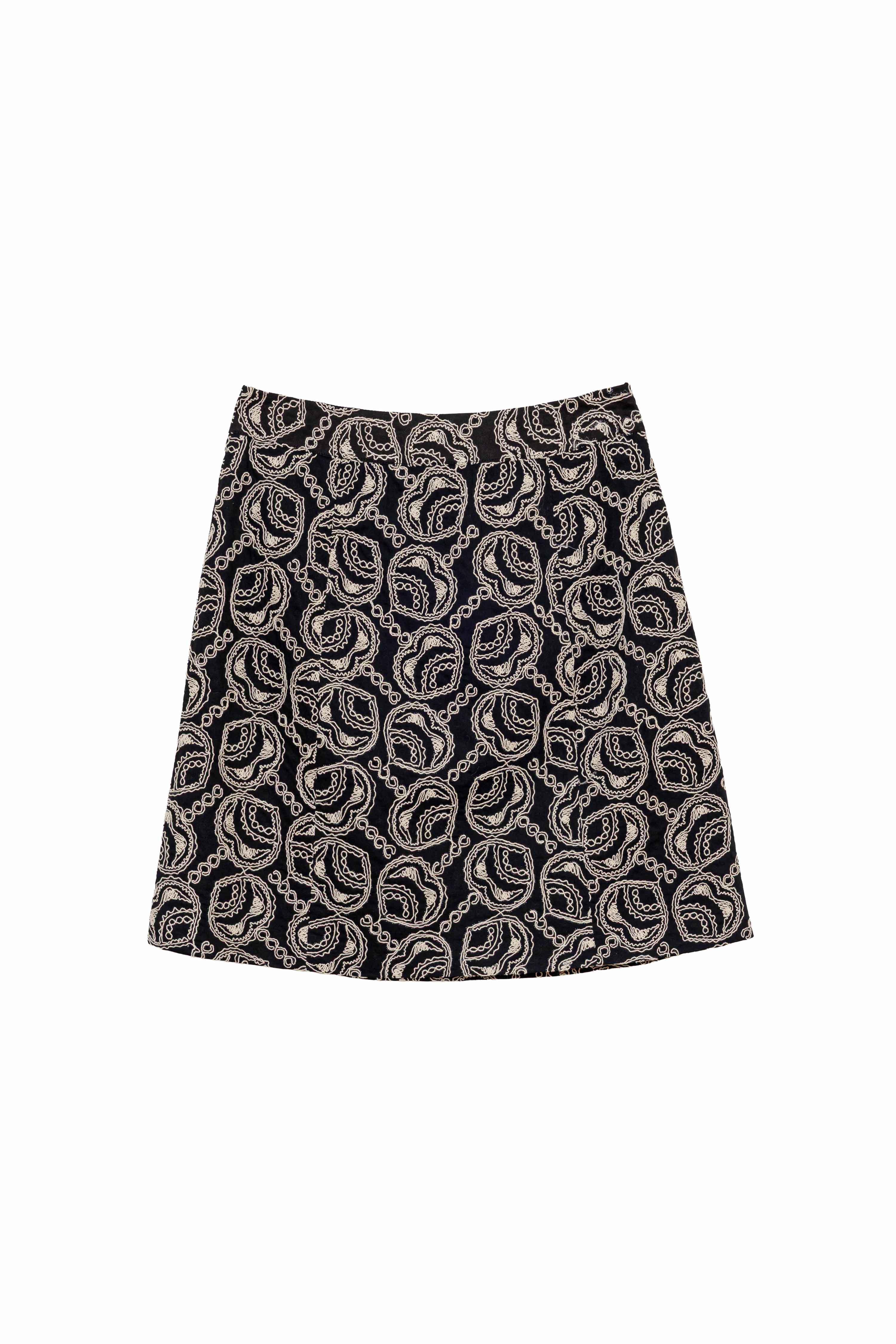 Jusy - Jupe courte à broderies