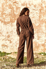 Laura - Combi-pantalon large