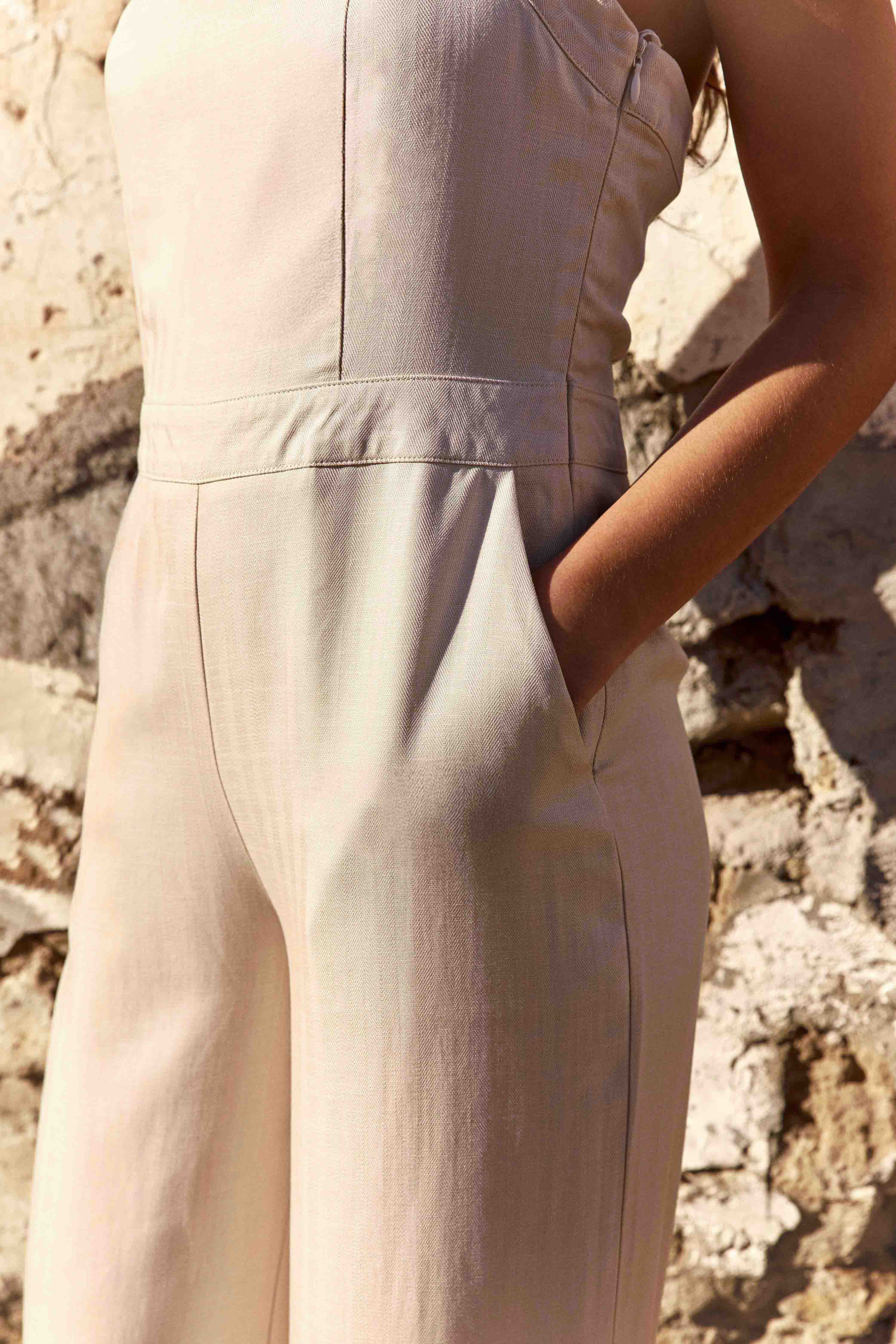 Livie - Combi-pantalon large