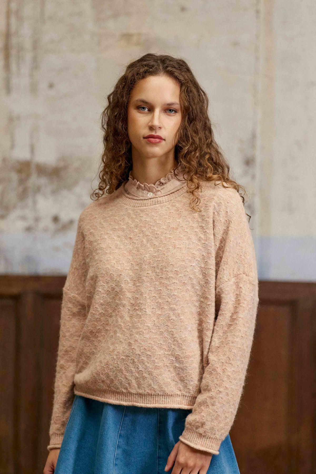 Mossy - Pull effet chiné