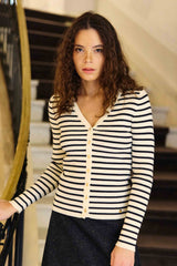 Moty - Gilet marinière