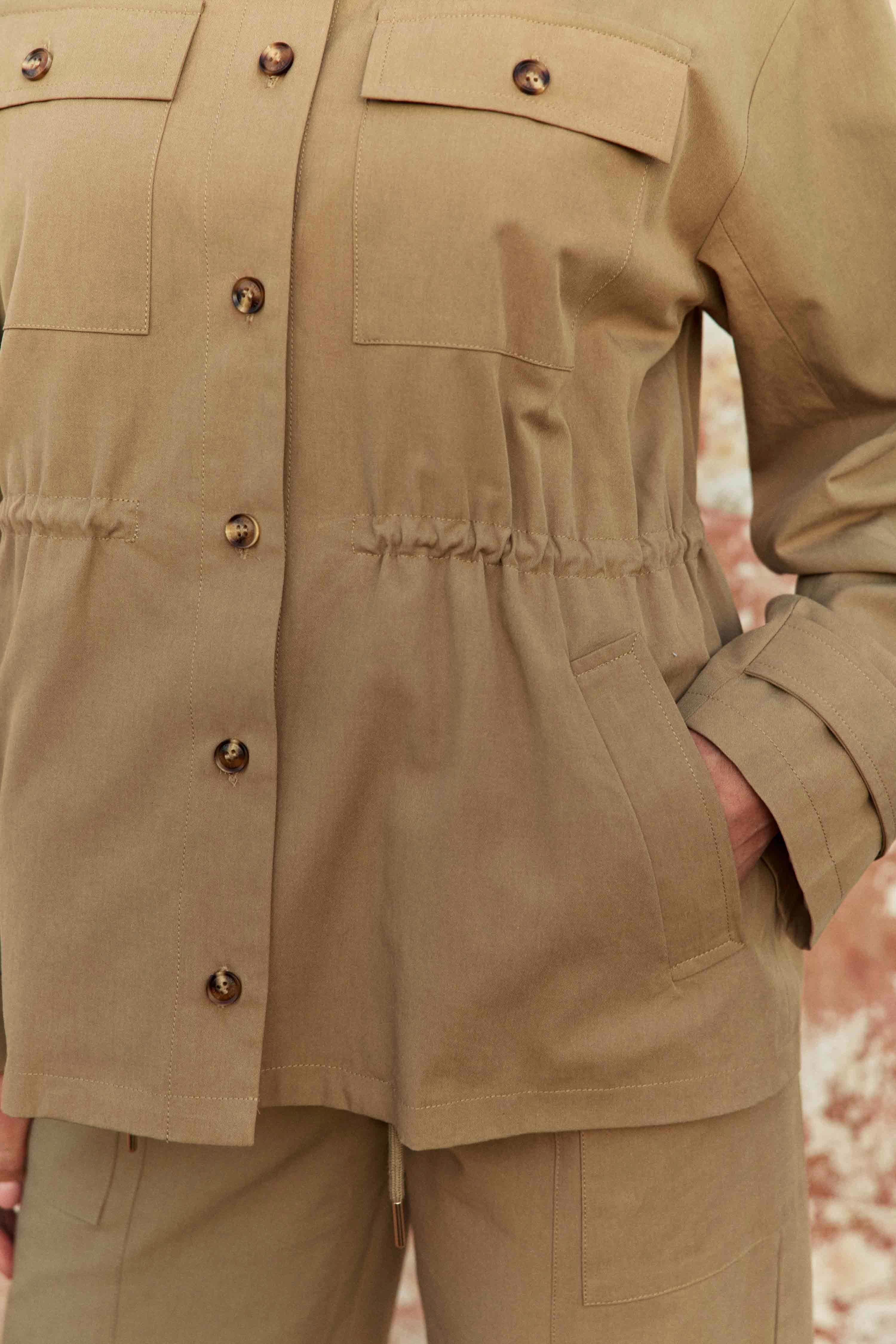 Nopal - Veste-chemise mi-longue