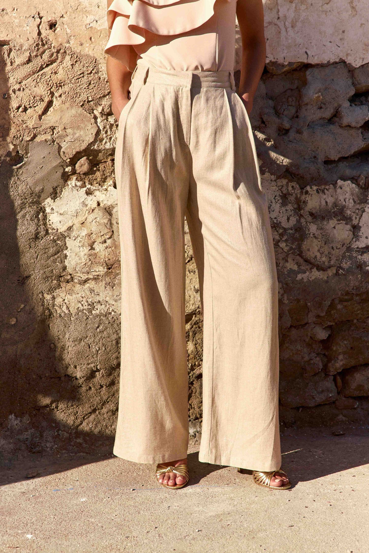 Palina - Pantalon large
