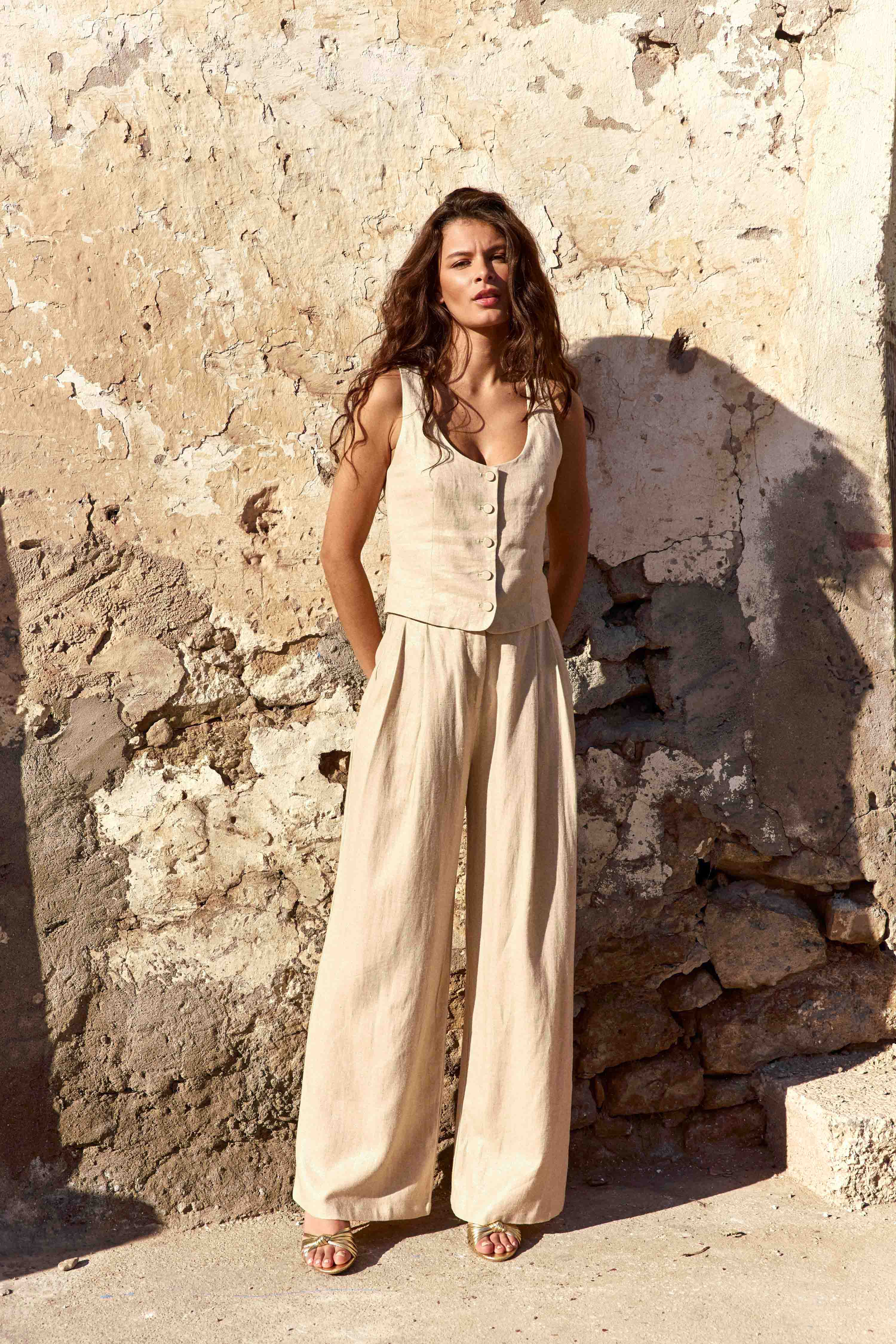 Palina - Pantalon large