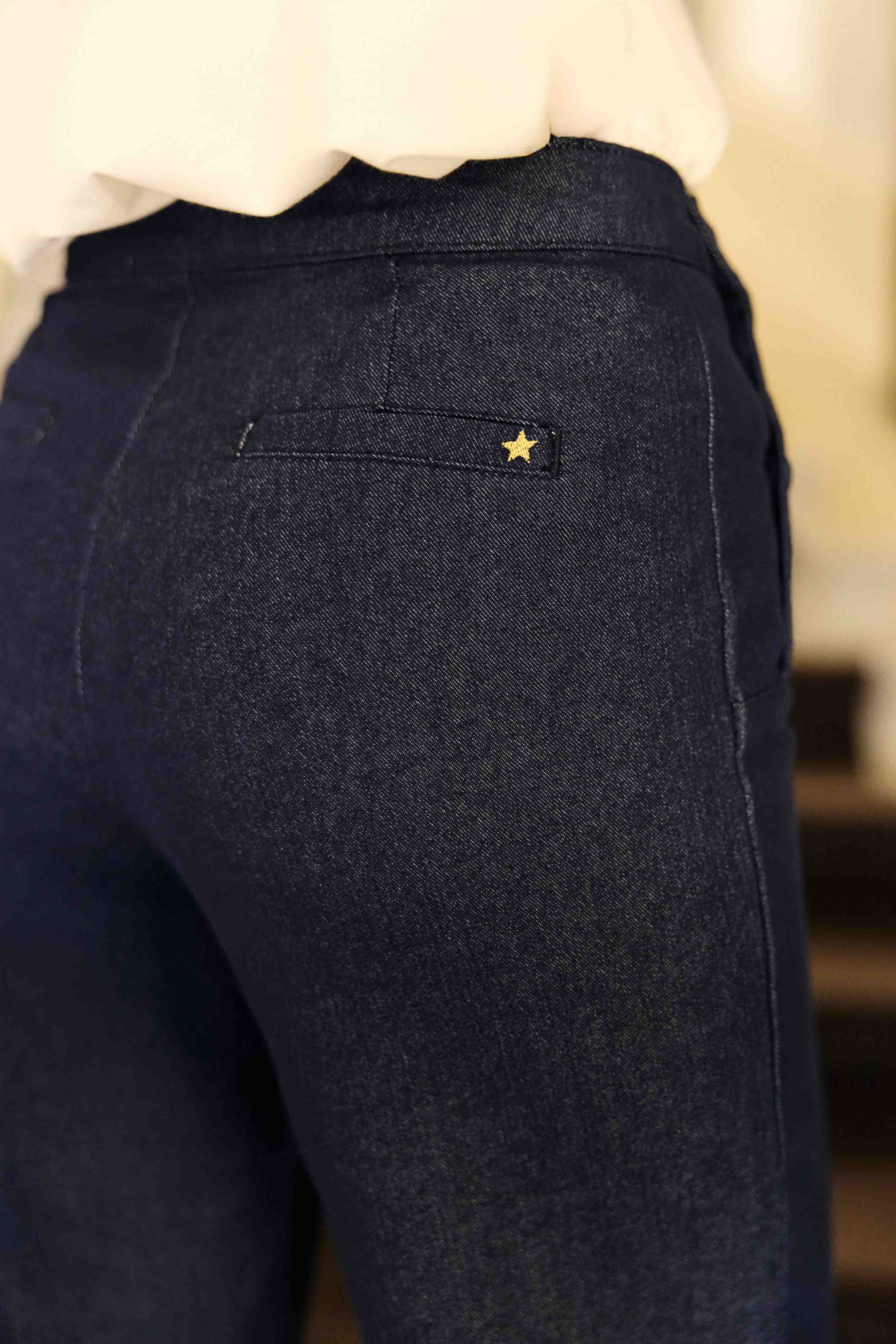 Paulie - Pantalon droit denim