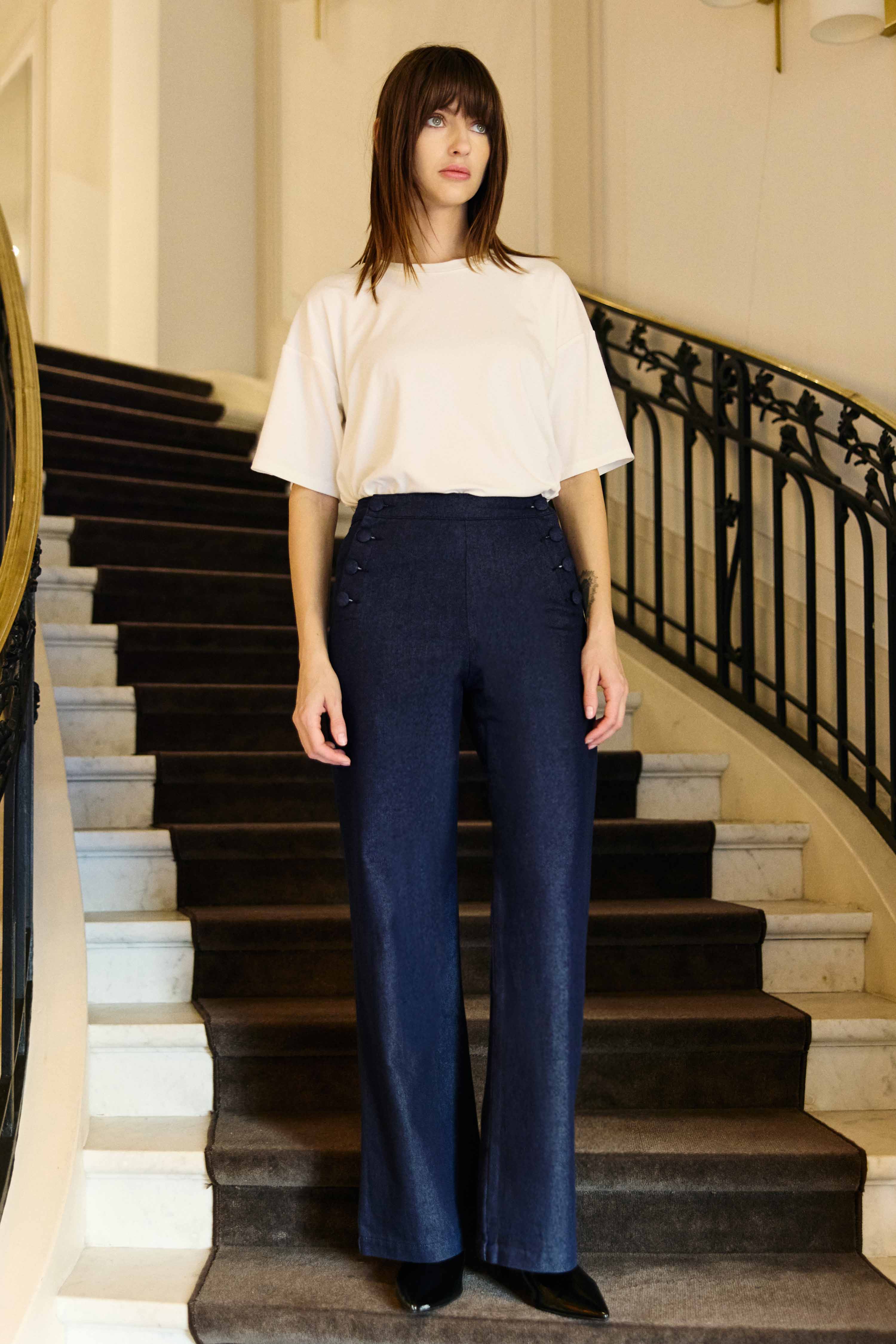 Paulie - Pantalon droit denim