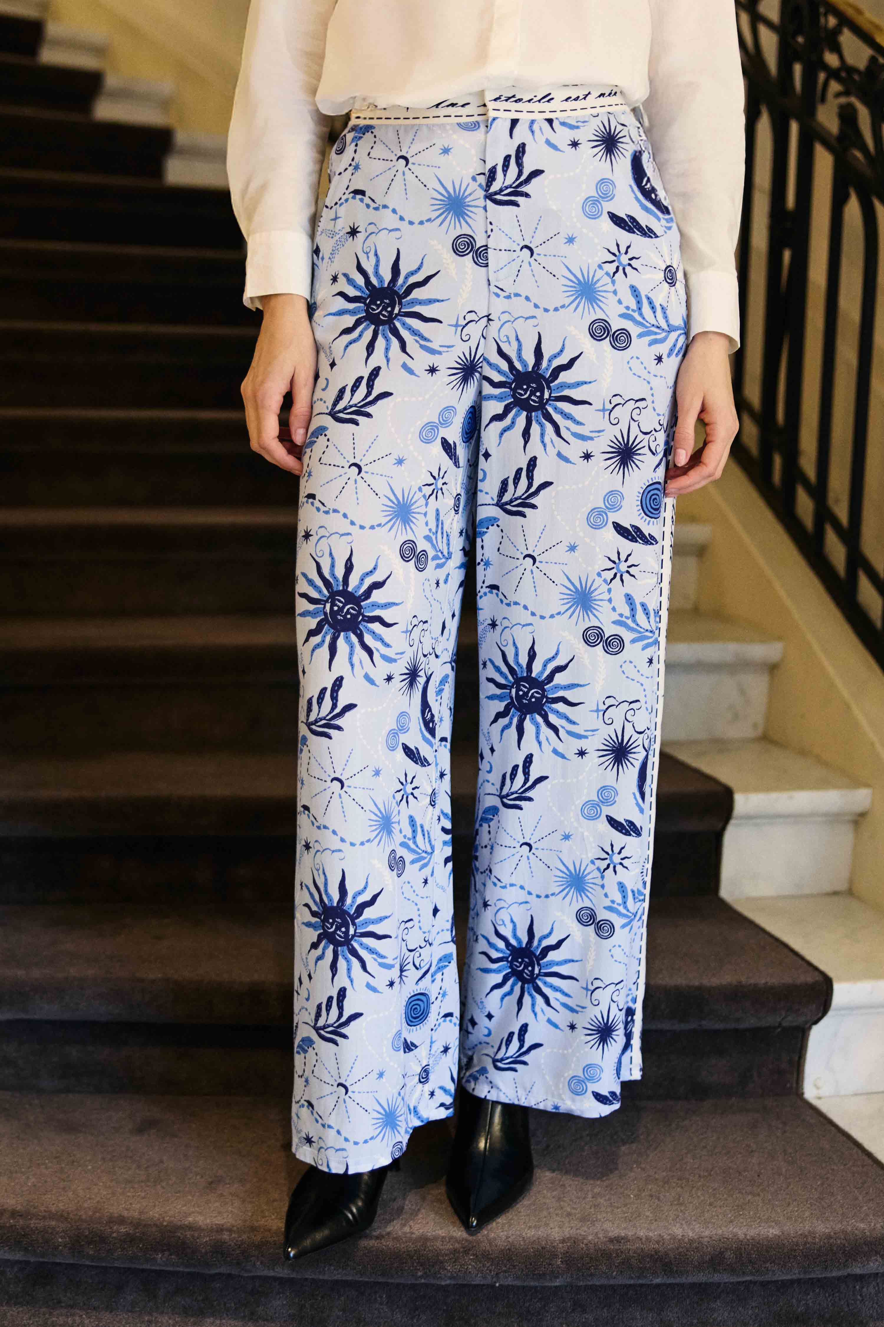 Pavia - Pantalon fluide à imprimés