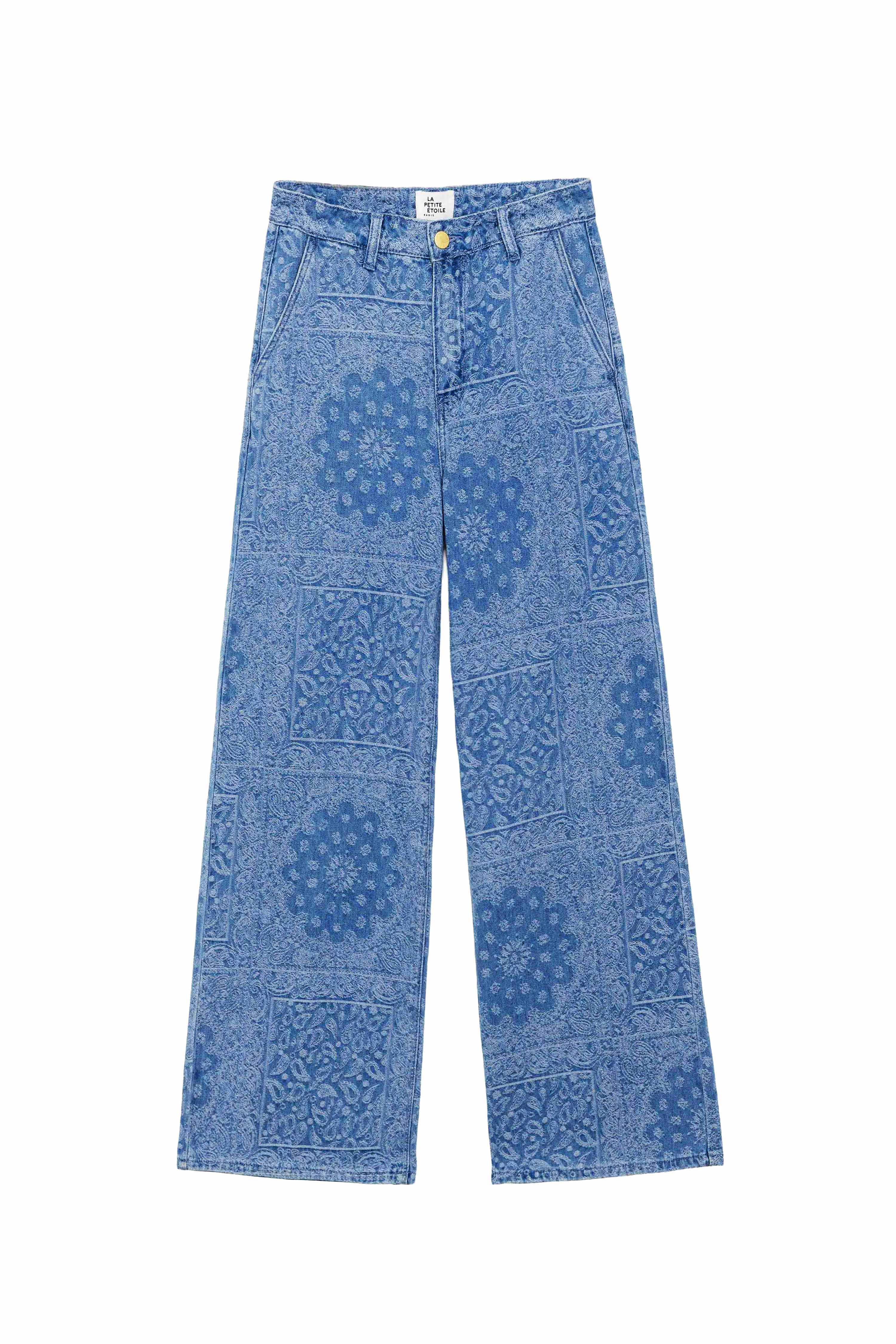 Petronia - Jean large jacquard