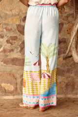 Polia - Pantalon fluide imprimé
