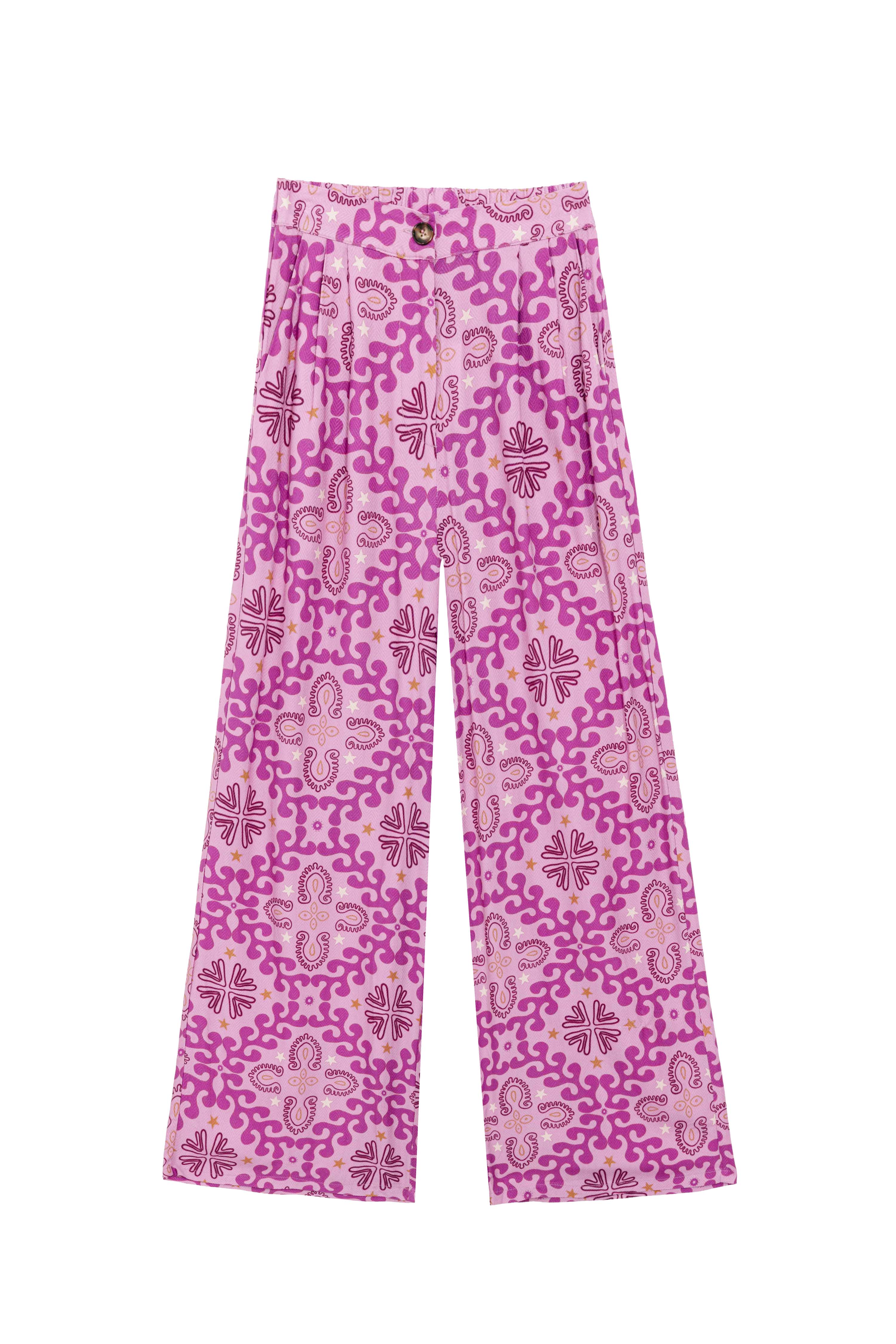Pozo - Pantalon fluide imprimé
