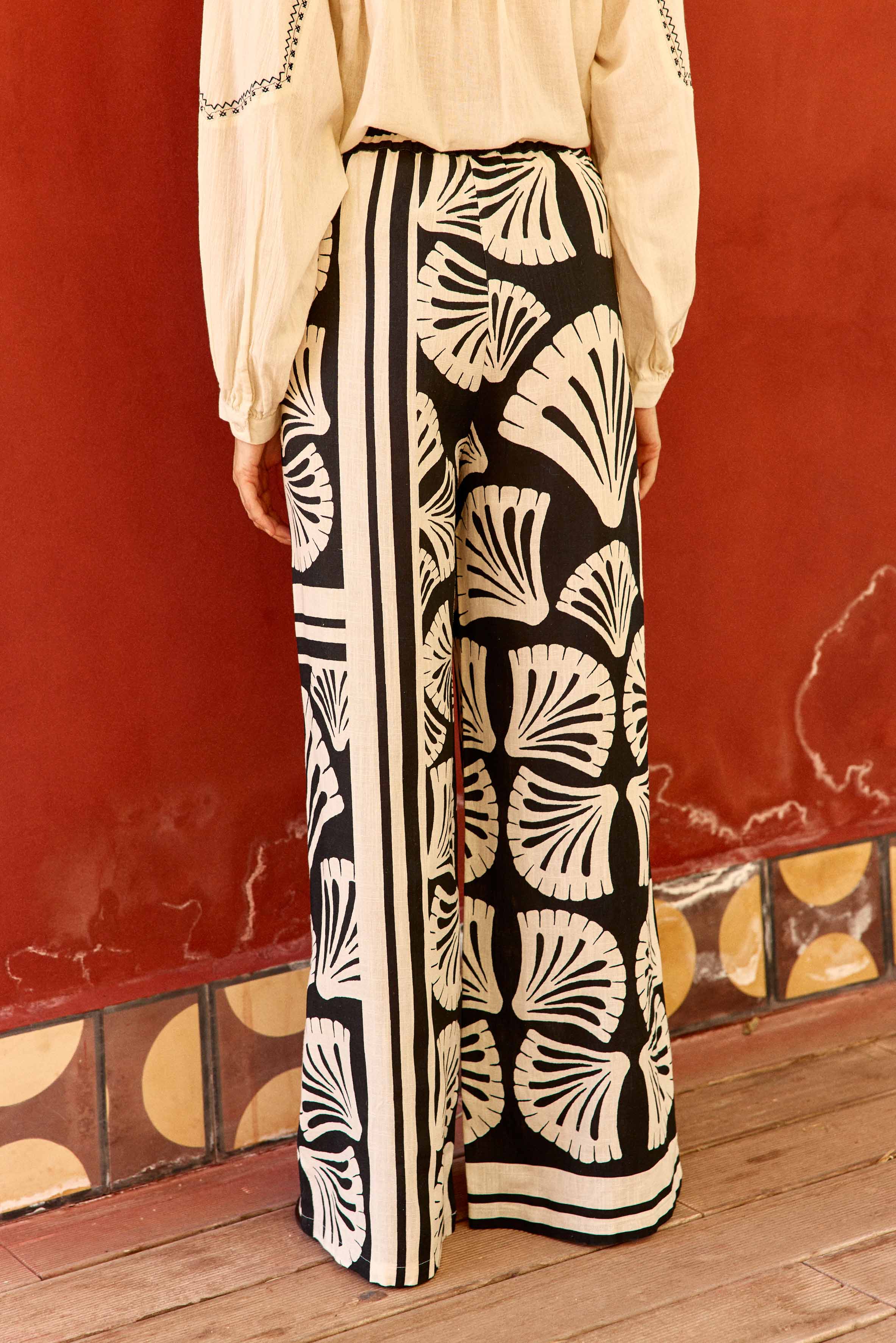 Pozo - Pantalon fluide large