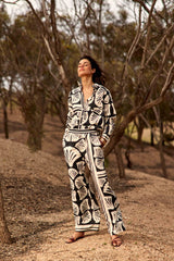 Pozo - Pantalon fluide large