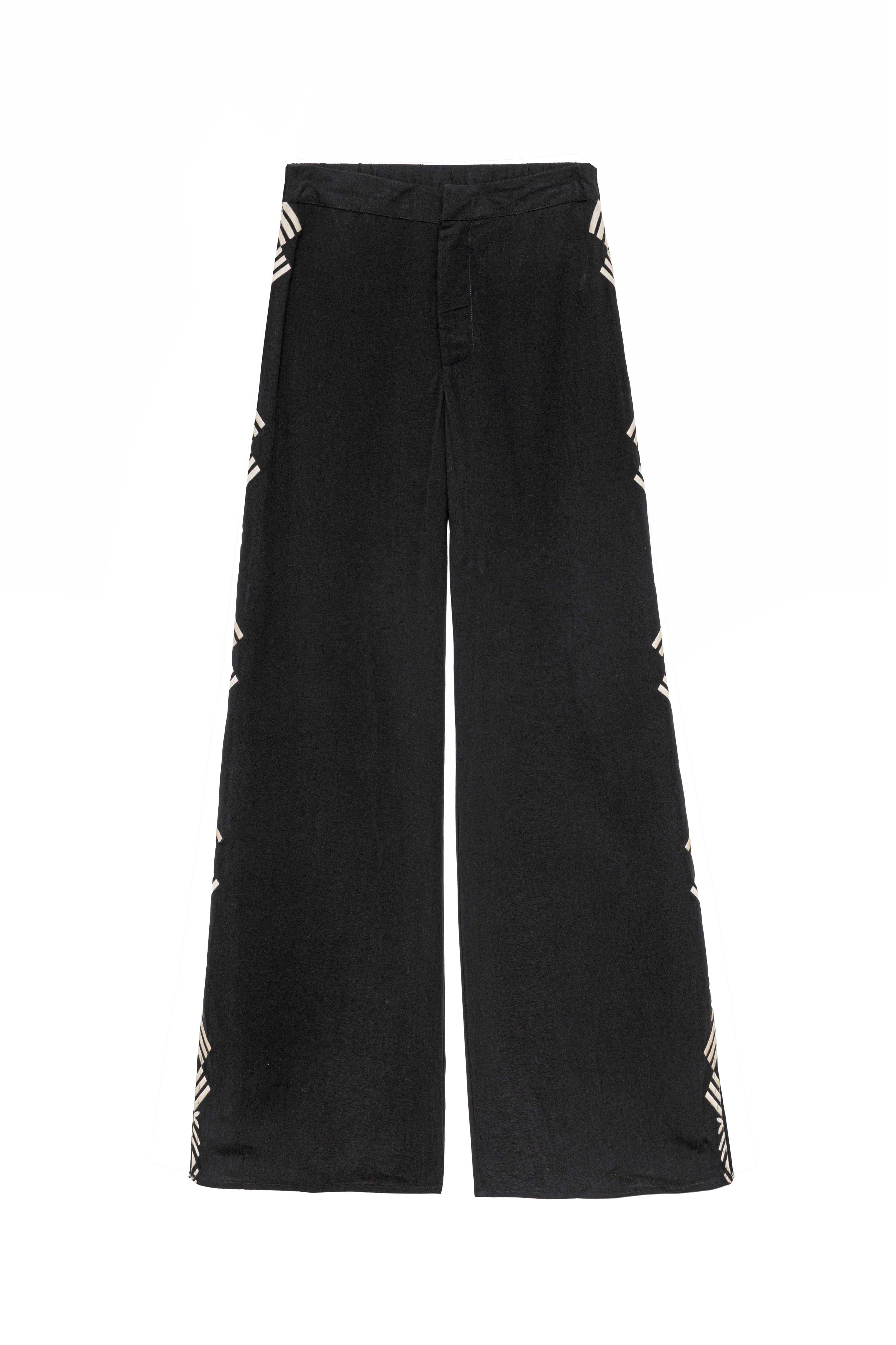 Pozoy - Pantalon fluide droit