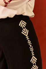 Pozoy - Pantalon fluide droit